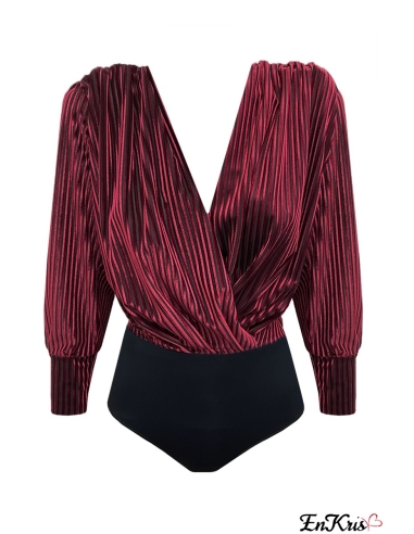 BODY CAMICIA MIREA - BORDEAUX