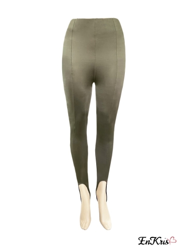 Leggings 'Zoe' - Verde Militare 