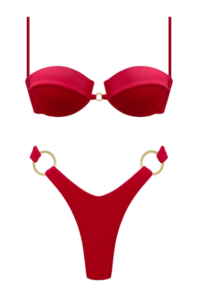 BIKINI 'KEIRA' ROSSO TANGO