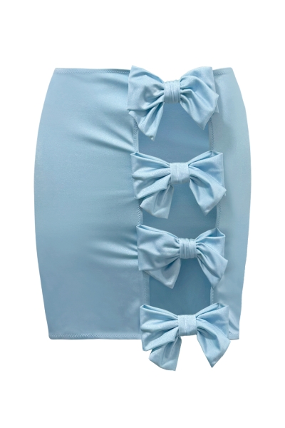 POWDER BLUE 'KAMY' SKIRT